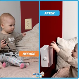 Outlet Cover Box Baby Proof (transparente, 1 paquete)