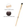 MINA ibrow Bamboo Handle Professional Angled Eyebrow Brush (Pack of