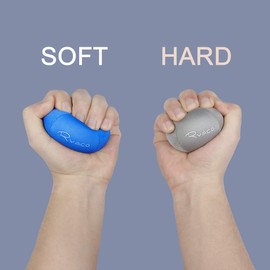 Ryaco Anti-Stress Balls, Hand Trainer, Kneading Ball, Finger Exercise Ball, Relief Stress, Set of 2
