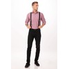 Chef Works Unisex Pant Suspenders, Black, One Size