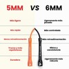 Elite Jumps Cuerda para saltar PVC 6 mm/Do Hard Things