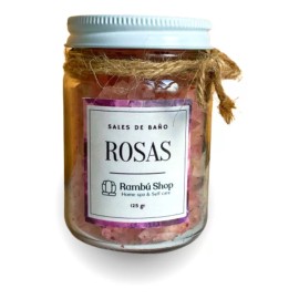 Rambú Shop Sales Aromáticas Para Spa - Rosas 125gr
