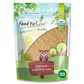 Food to Live Organic Amla Berry Powder (Amalaki), 8 Oz Non-GMO Indian Gooseberry, Raw, Pure, Finely Ground, Kosher, Vegan. Rich in Antioxidant, Vitamin C. Great for Smoothies, Shakes, Yogurt, Juices