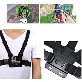 REY Chest Harness Stand Compatible with GoPro and Action Camera with Fully Adjustable Strap