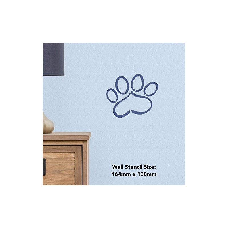 A5 'Cat Paw' Wall Stencil/Template (WS00002696)