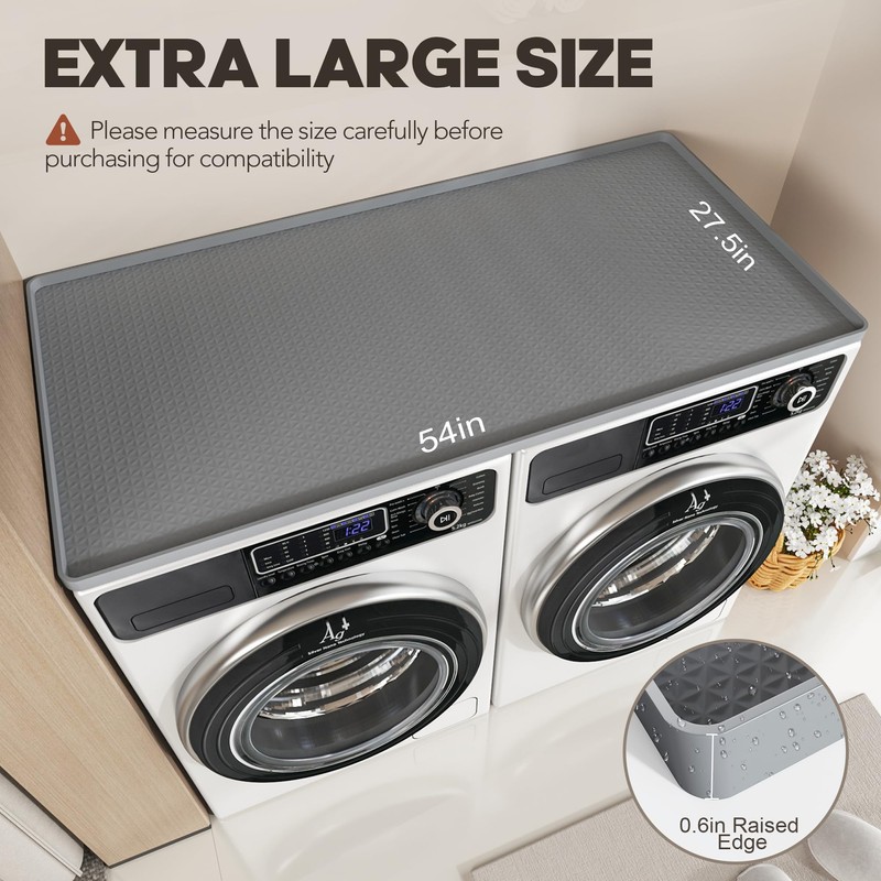 Washer Dryer Countertop, 54" x 27.5" Large Washer and Dryer