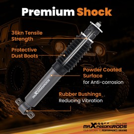 maXpeedingrods 0-2" Lift Front Shock Absorbers for Dodge Ram 1500 2WD 2009-2009, Ram 1500 2WD 2010-2018, Ram 1500 Classic 2WD 2019-2023, G1 Version