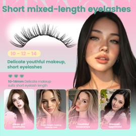 KEYYOU Flora Lash Clusters Flaunt Eyelash Clusters D Curl 10-14MIX