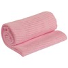 Pink Premium Quality 100% Cotton Cot Cellular Blanket,(100cmX150cm) Made in