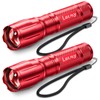 LETMY Tactical Flashlight - 2 Pack Bright Military Grade Flashlights
