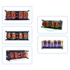IN12 Glow Tube Clock with Remote Controller Electronic Digital Tube