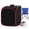 FniOk Portable Steam Sauna at Home, 9 Levels Heating, Sauna