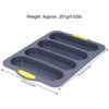 Baguette Mold 4 Grooves Silicone Soft Smooth Surface Bread Mould