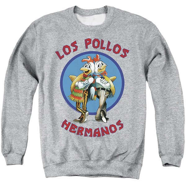 LOGOVISION Breaking Bad Los Pollos Hermanos Unisex Adult Crewneck Sweatshirt,Los