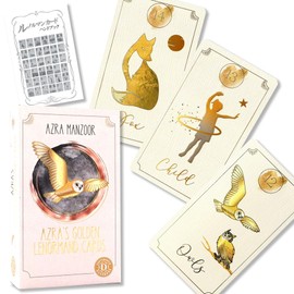 Azra's Golden Renorman Azra's Golden Lenormand Cards Fortune Card Divination with Japanese Instruction Manual (English Language Not Guaranteed)