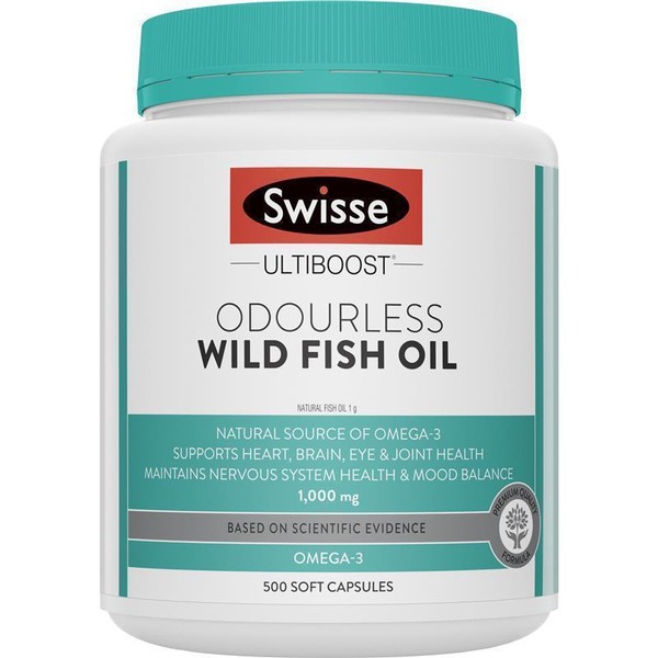 Swisse Ultiboost Odourless Wild Fish Oil 1000mg