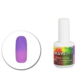 WAVEGEL Color Changing Nail Gel Polish - Mood Collection - #061 I'M Pinkin Purple I 0.5 Oz