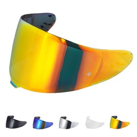 Motorcycle Helmet Visor, Motorcycle Helmet Visor, Motorcycle Wind Shield Helmet Lens Visor Shield, Full Face Fits Z8 NXR2 RF1400 RF-1400 CWR-F2 CWR-F2R X15 X-Fifteen X-SPR Pro (Red)