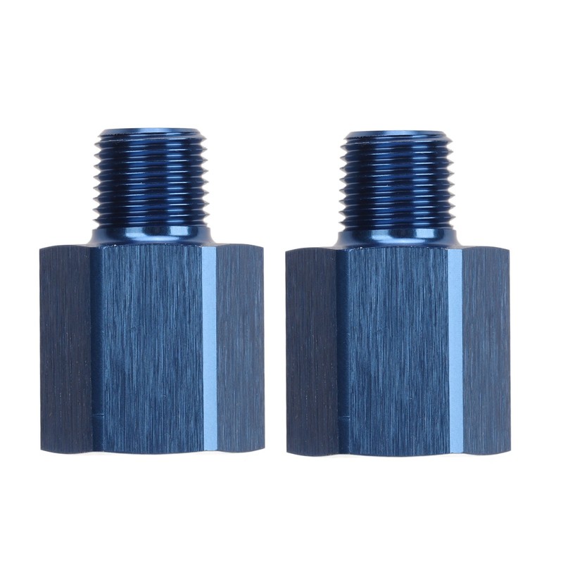 1Pair Pipe Fitting Adapter Blue Perfect Sealing Rustproof 1/8 NPT