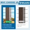 Muzata 80 Pack Black T316 Stainless Steel Protective Sleeves Cable