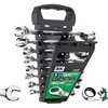 SK Reversible Ratcheting Wrench Set, Combination Wrench Set, 8-Piece, Metric,