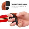 VICASKY Leather Archery Finger Tab Cow Leather Archery Finger Tabs