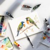 Nicpro 18 Colors Acrylic Ink, 1-oz(30ml) Bottle with Dropper, Quick