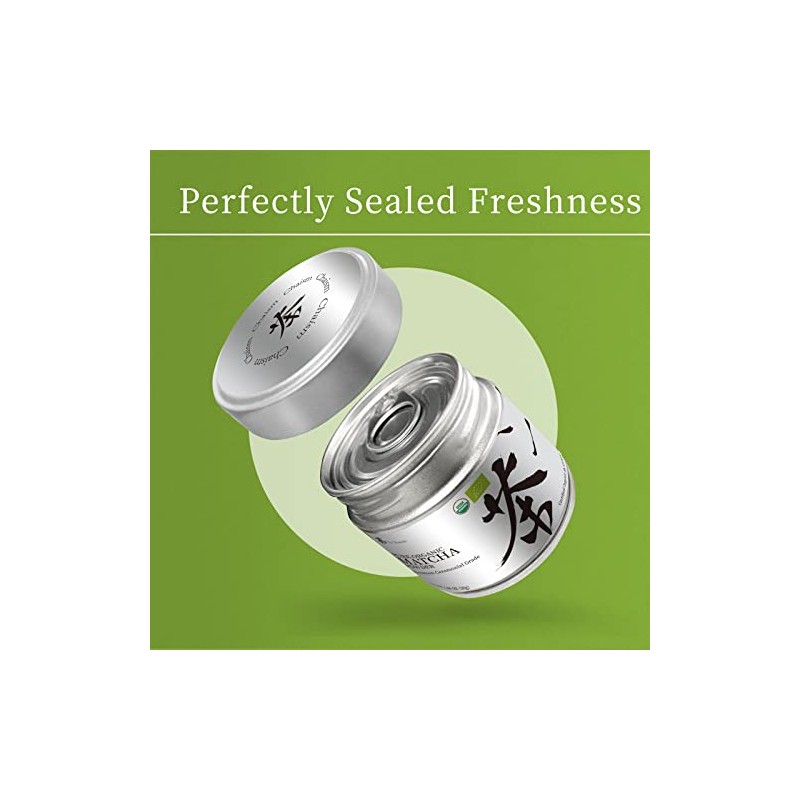 Chaism Ceremonial Grade Organic Matcha Powder - Rich Umami Flavor