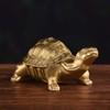 Brass Millennium Turtle Statue Gold Desk Home Indoor Outdoor Decorative