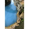 Bertoni Wooden Mountain Lake with Bridge and Tree, Wood, Multi-Colour,