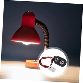 Toyvian Doll Light Connection Wire Mini Doll House Dollhouse Accessories 6 Pcs Dollhouse Power Cord Power Cable Plastic Battery Doll Accessories Mini Table Lamp Battery Connection Line