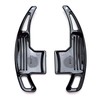 iJDMTOY Gloss Black Finish Larger Paddle Shifter Extensions Compatible with