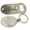 Dallas Skyline Pewter Design Dallas Texas Souvenir Bottle Opener Magnet