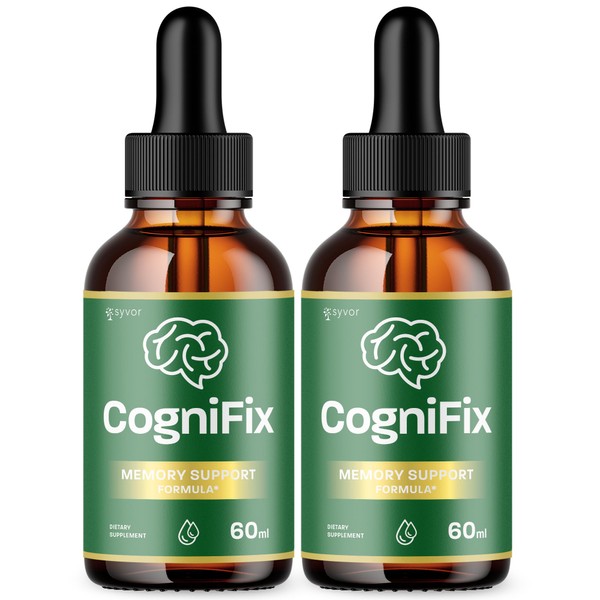 (2 Pack) CogniFix Drops, Official CogniFix Liquid Supplement with All
