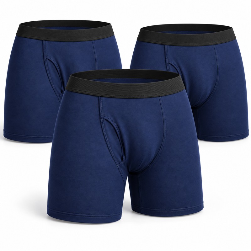 Men's Absorbent Incontinence Boxer Shorts for Urinary Leaks – Washable