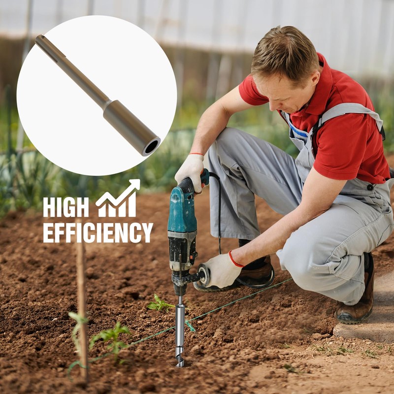 Dolenor SDS Max Ground Rod Driver, Hammer Drill Ground Rod