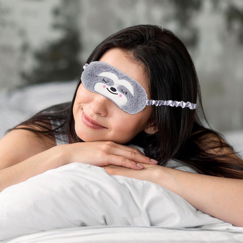 Pack of 2 Sleeping Eye Mask, Sloth Eye Mask, Cute