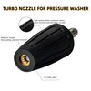 Rotating Turbo Nozzle Universal for Water Pressure Washer, Nozzle for