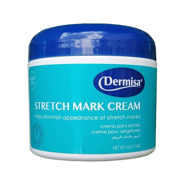 Dermisa Stretch Mark Repairing Cream. Pregnancy Marks & Scars Removal. 4 Oz