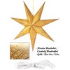 Brubaker 60 cm Paper Christmas Star for Hanging - Window