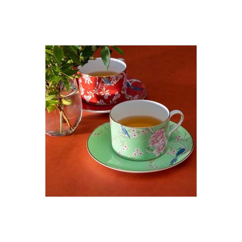 Narumi 97179-54727 Queen's Garden Cup and Saucer, 9.5 fl oz