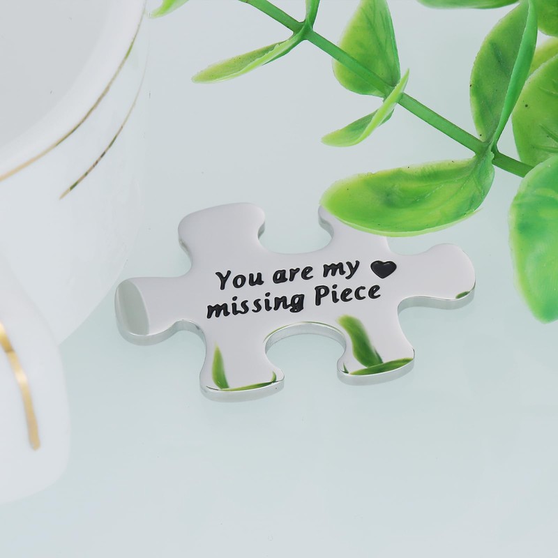 Missing Puzzle Piece Gift for Girlfriend Boyfriend Pocket Marriage Proposal
