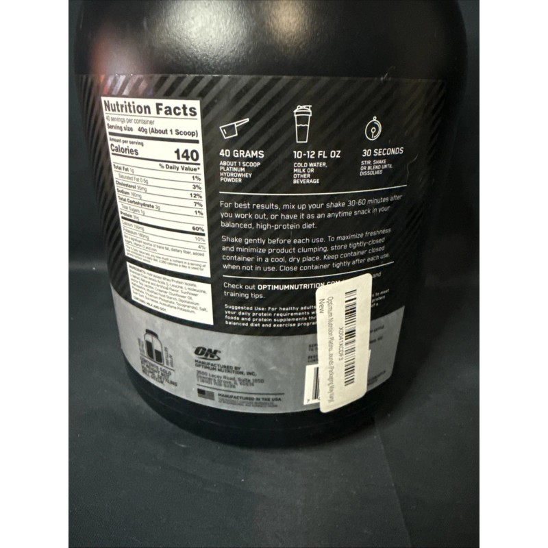 Optimum Nutrition Platinum Hydrowhey Protein Powder,Velocit