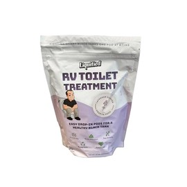 Liquified RV Toilet Treatment Drop-Ins - Prevents Tank Odors - Breaks Down Waste and Tissue - Septic Tank Safe - Matts RV Reviews - Lavender Scent - 20 Treatments (20 1oz pods)