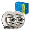 PHILTOP Front Brake Pads and Rotors kit Fit for Mazda