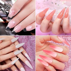 MAGIC ARMOR 3 PCS Super Strong Nail Glue for Acrylic Nails，Super Brush on Nail Glue Professional Nail Tip Glue，Press On Nails False Nails Fake Nails Tips Adhesive Press On Nail Glue for Nail Repair