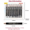 8Pcs Cream Eye Shadow Brightener Sticks Set for Eyes, Champagne