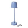 Two's Company Scalloped Edge Shade LED Cordless Table Lamp, 14-Inch,