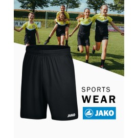 Jako Manchester 2.0 Women's Sports Shorts, black, 42-44