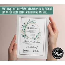 TypeStoff MP-01501-05 Blank Floral Certificate for Occasions such as Awards, Commendations and Anniversaries, Private, Work or Club Pack of 5